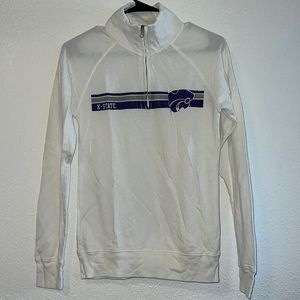 Kansas State University K-State Kstate white light weight sweater Small